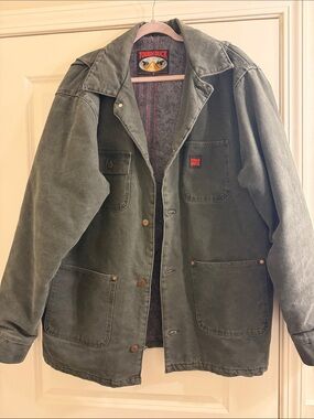 Tough Duck Men's Olive Canvas Field Jacket